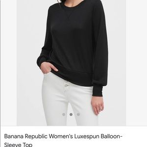 NWT Banana Republic Luxespun Top - Size S